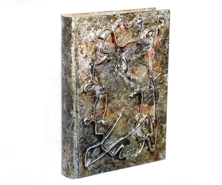 Carnet Blanc décor relief en aluminium – Image 2