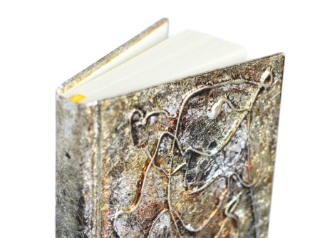 Carnet Blanc décor relief en aluminium – Image 3