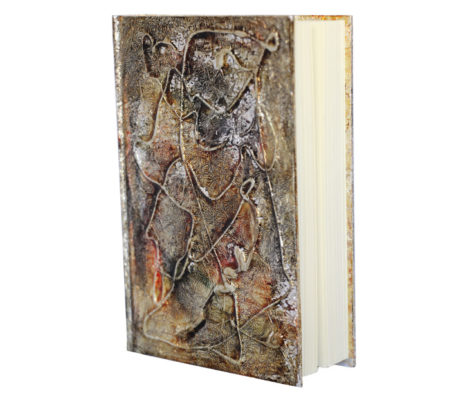 Carnet Blanc décor relief en aluminium – Image 4