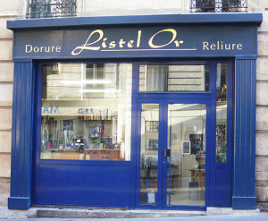 Listel Or atelier de reliure à Paris 18